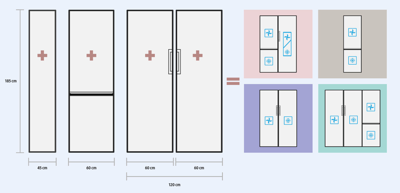 dostępne moduły 185 cm dostępne moduły 185 cm