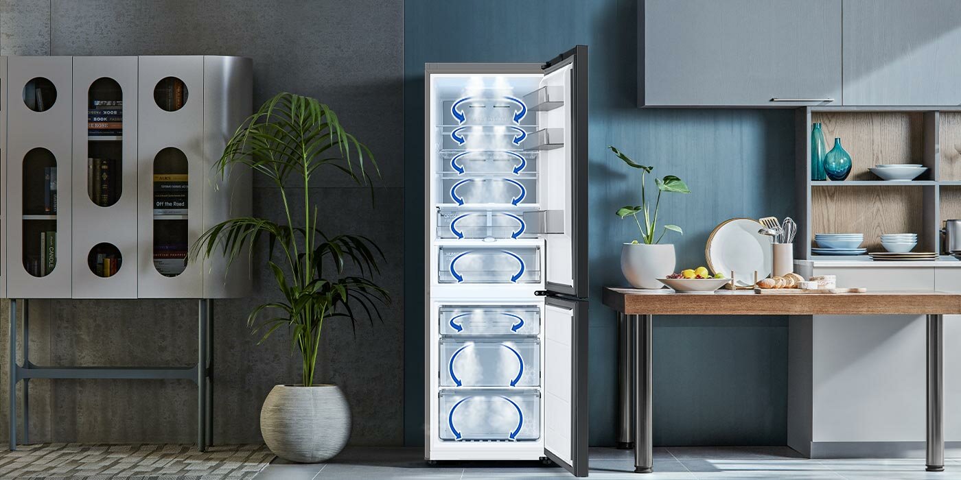 szybko rozprowadza po wnętrzu chłodne powietrze szybko rozprowadza po wnętrzu chłodne powietrze