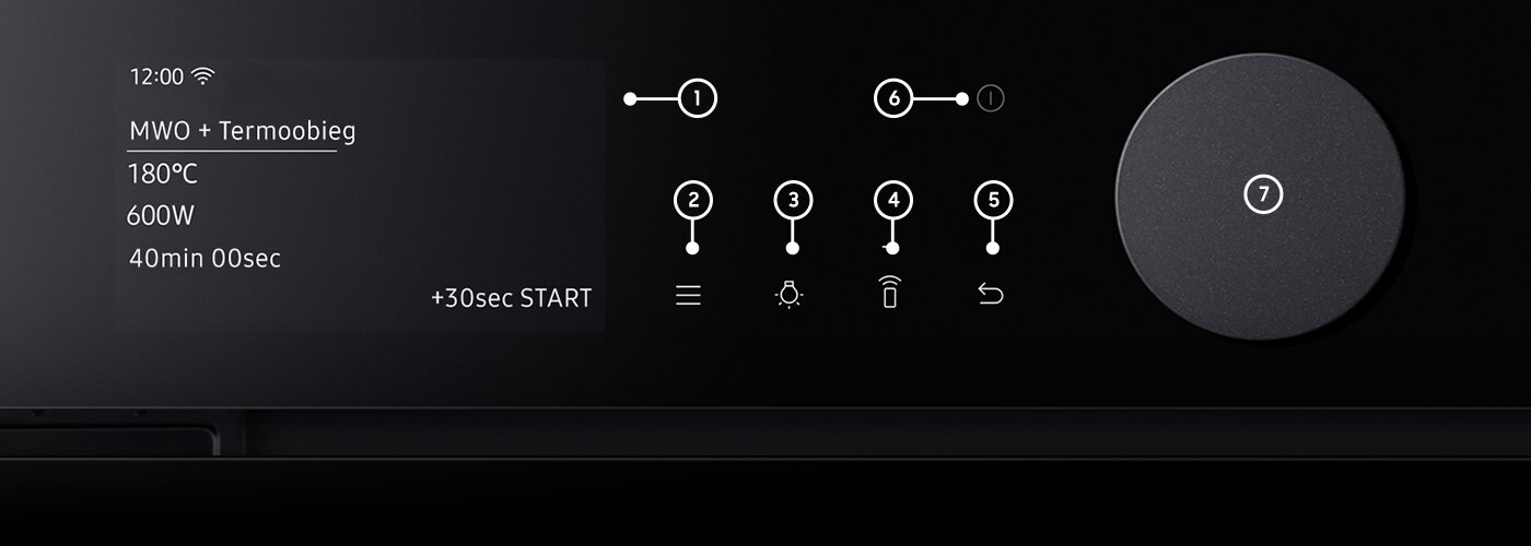 Panel sterowania jest czytelny, co sprawia, że łatwo wybierzesz właściwą funkcję Panel sterowania jest czytelny, co sprawia, że łatwo wybierzesz właściwą funkcję