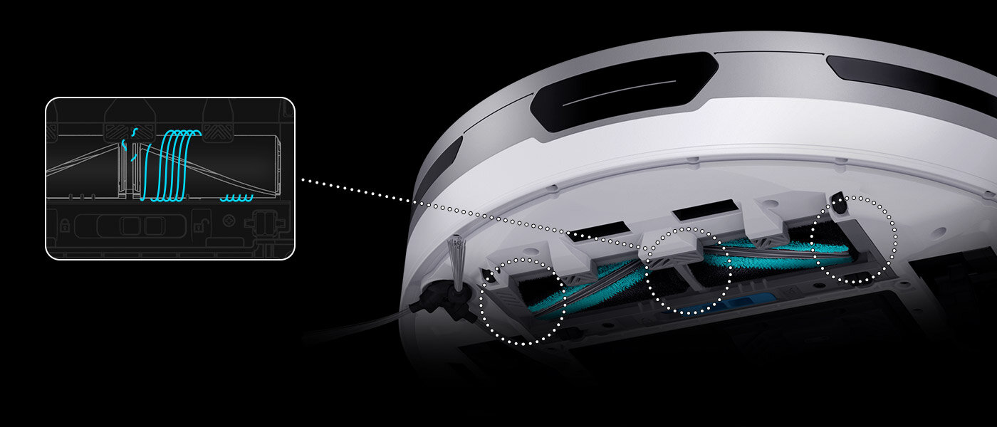 Szczotkę wykonano m.in. z antystatycznego srebra Szczotkę wykonano m.in. z antystatycznego srebra