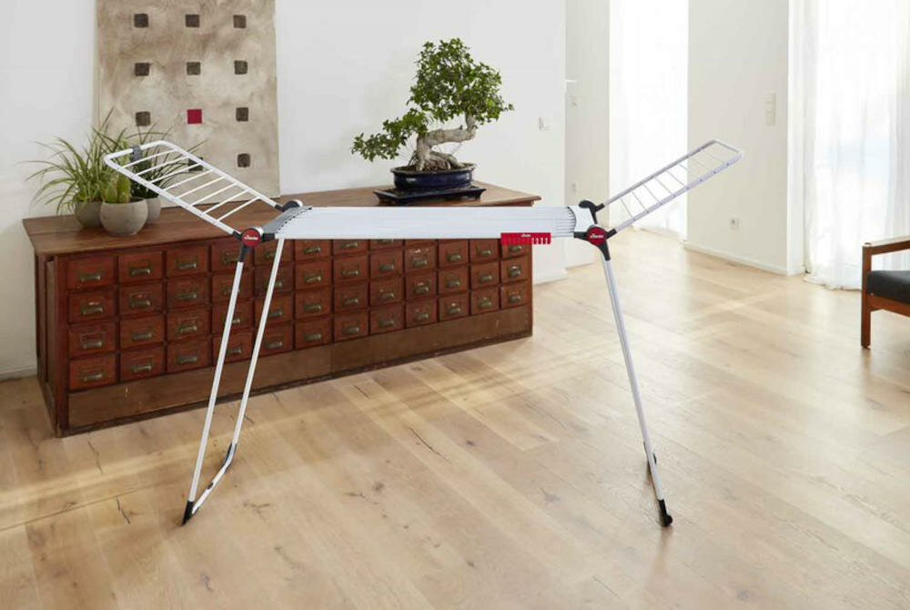 VILEDA-INFINITY-FLEX suszarka wysoka jakość materiały stal aluminium stabilność brak rdzewienia