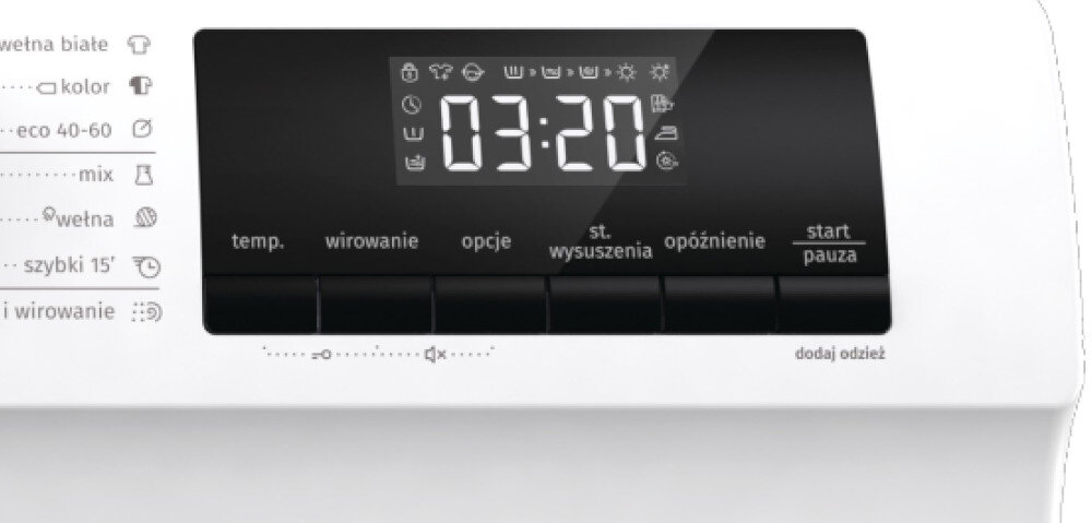 Pralka GORENJE WD8514S/PL zatrzymaj dodaj pranie