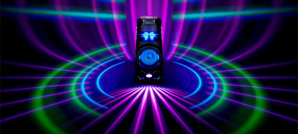 Power audio SONY MHC-V73D  - światła