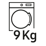 Ładowność 9 kg Ładowność 9 kg