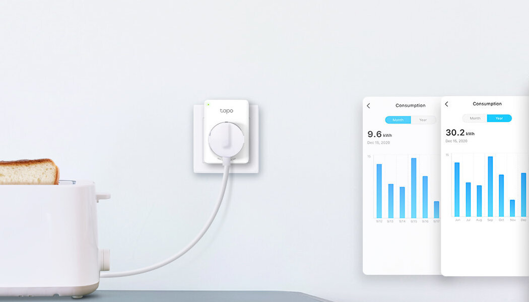 Gniazdko TP-LINK Tapo P110 Wi-Fi zabezpieczenia eko harmonogram