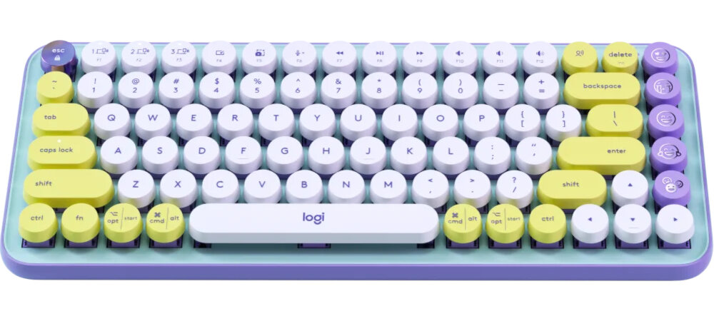 Klawiatura LOGITECH Pop Keys Daydream waga czas działania