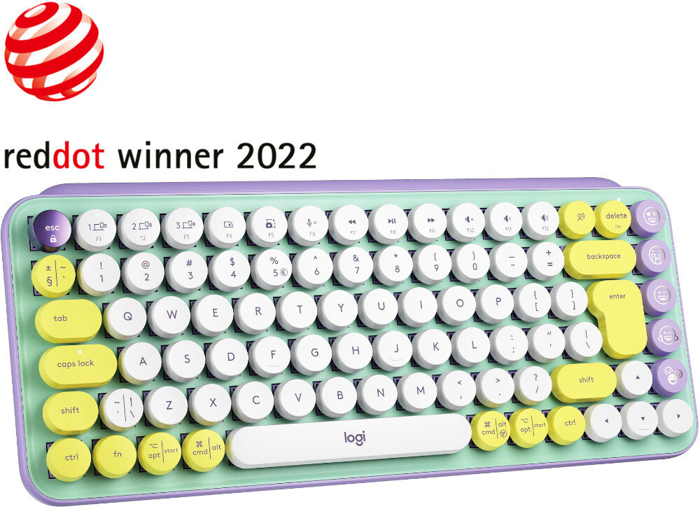 Klawiatura LOGITECH Pop Keys nagroda reddot