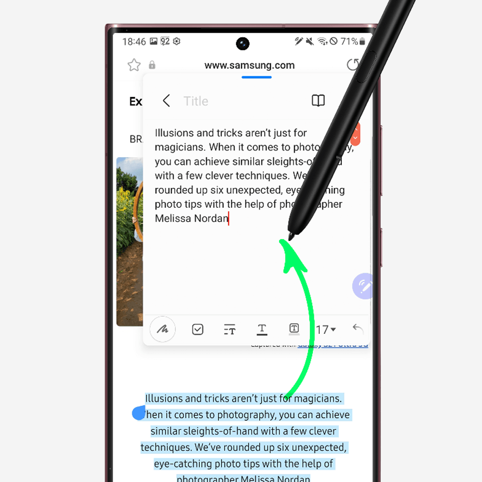 wypróbuj jak działa rysik S Pen w Galaxy S22, przychodząc do salonu Media Expert wypróbuj jak działa rysik S Pen w Galaxy S22, przychodząc do salonu Media Expert