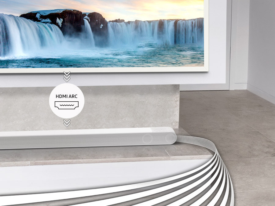 phprthedh 2022-soundbar-hw-s801b-hdmi-arc-pc Bezprzewodowa łączność soundbara HW-S801B z telewizorem. HW-S801B/EN