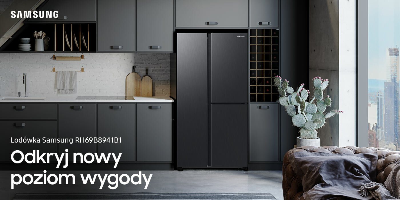 Lodówka Samsung RH69B8941B1 w kolorze grafitowej stali z centrum napojów Beverage Center to rozwiązanie do nowoczesnych kuchni – sprawdź w Media Expert Lodówka Samsung RH69B8941B1 w kolorze grafitowej stali z centrum napojów Beverage Center to rozwiązanie do nowoczesnych kuchni – sprawdź w Media Expert