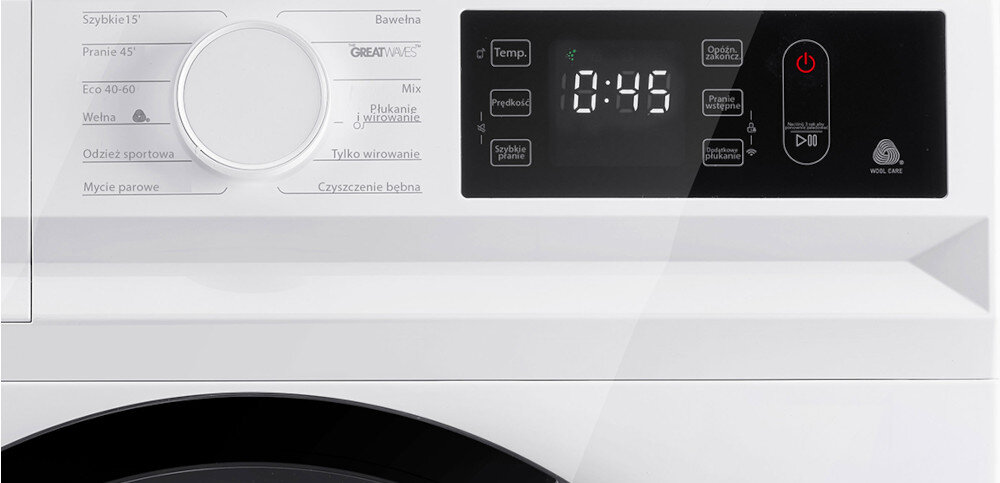 Pralka TOSHIBA TW-BL70A2PL(SS) programy wybór opcje
