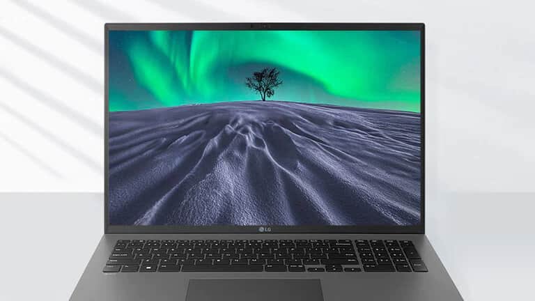 Laptop LG Gram 2022 16Z90Q - Panel antyodblaskowy