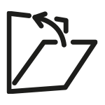 Ikona łagodnego domykania drzwi Ikona łagodnego domykania drzwi