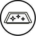 Do kuchenki Samsung dołączona jest taca ceramiczna Do kuchenki Samsung dołączona jest taca ceramiczna
