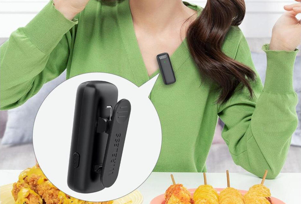Mikrofon ULANZI J12 SKU2885 mocowanie uchwyt klips wymiary