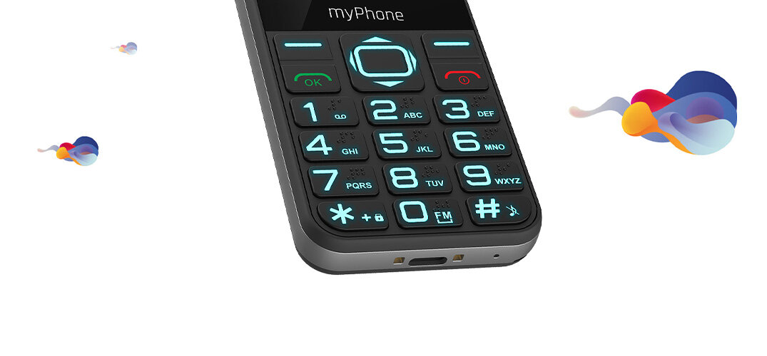 Telefon MYPHONE Halo 3 podswietlane klawisze