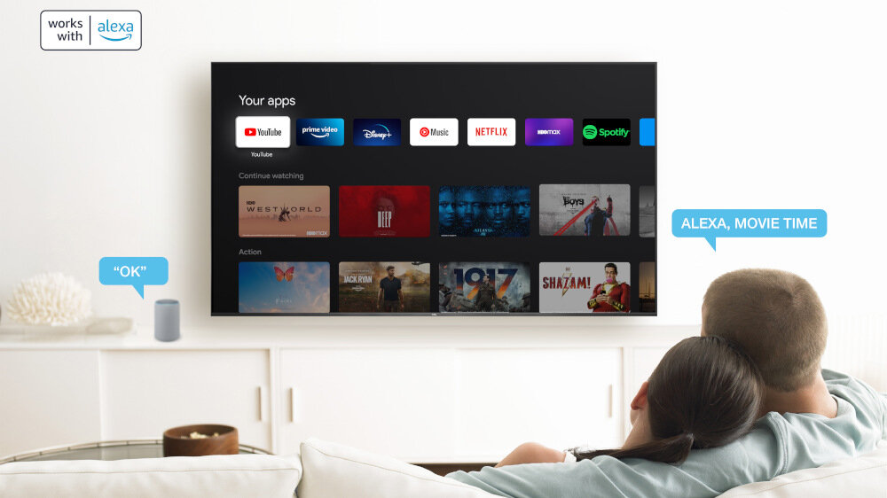 Telewizor TCL C635 - alexa