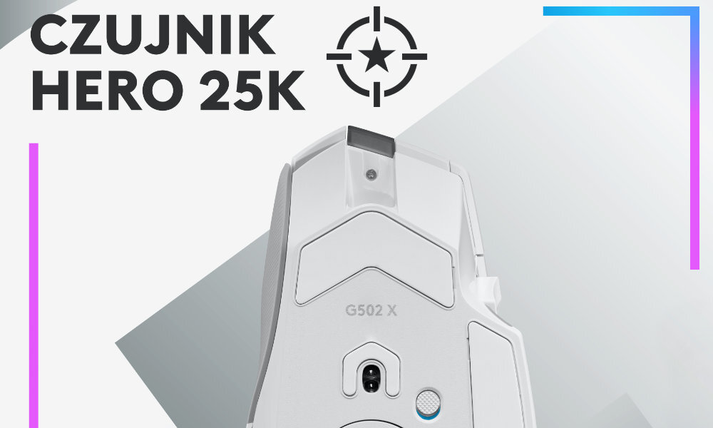 MMysz LOGITECH G502 X Lightspeed Biała