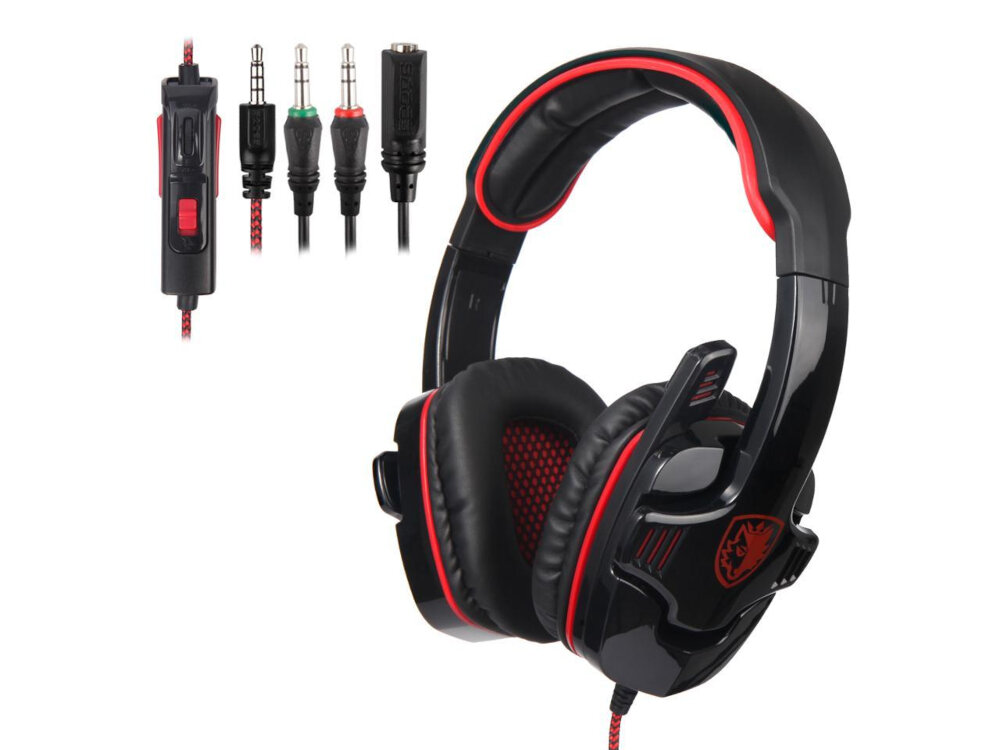 Słuchawki SADES 708GT design komfort lekkość dźwięk jakość wrażenia słuchowe ergonomia lekkość sport aktywność podróże czas pracy działanie akumulator