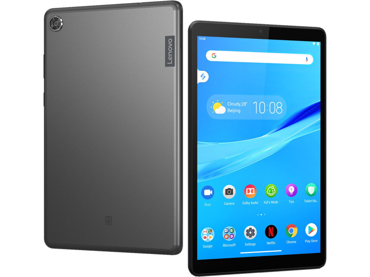 Tablet LENOVO Tab M8 przedni i tylni aparat