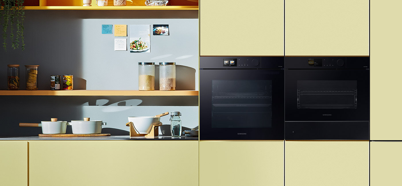Piekarnik kompaktowy NQ5B7993AAK w zabudowie z piekarnikiem i szufladą podgrzewającą Samsung Piekarnik kompaktowy NQ5B7993AAK w zabudowie z piekarnikiem i szufladą podgrzewającą Samsung