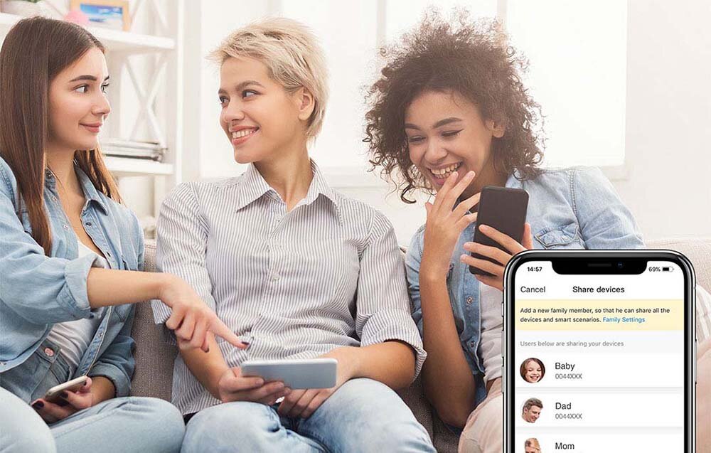 Gniazdko GOSUND SP111 Wi-Fi wtyczka EU o mocy 3680 W zdalne zarzadzanie aplikacja Smart Life Tuya Android iOS kontrola oswietlenia wspolpraca z systemami IFTTT Amazon Alexa Google Home inteligentny dom udostpenienie wielu uzytkownikom