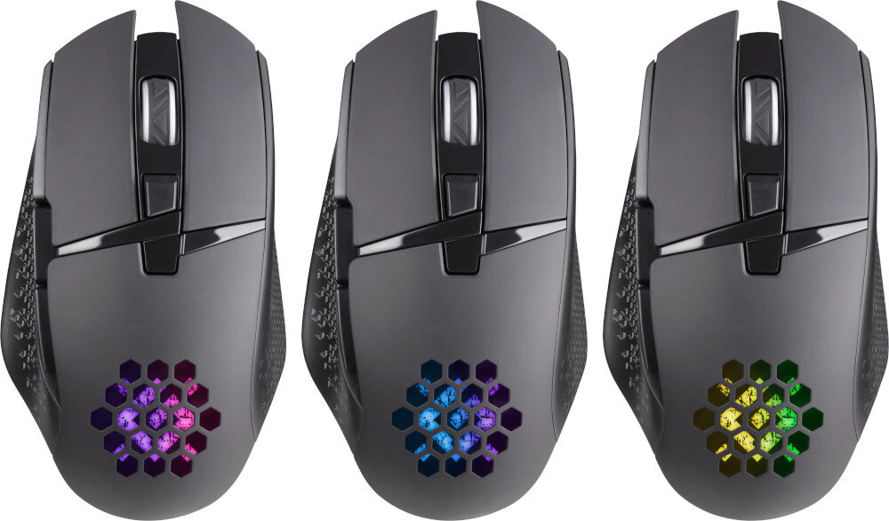 Mysz DEFENDER Glory GM-514 podświetlenie RGB kolor wygląd powierzchnia