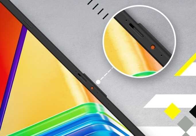 Laptop ASUS VivoBook Go E1504FA - fizyczna zasłona
