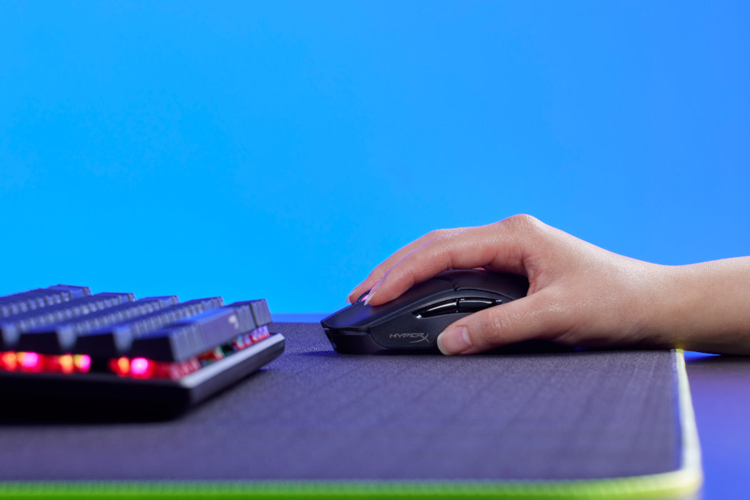 Mysz HYPERX Pulsefire Haste 2 Wirelesse platformy szybkość precyzja czujnik personalizacja rolki