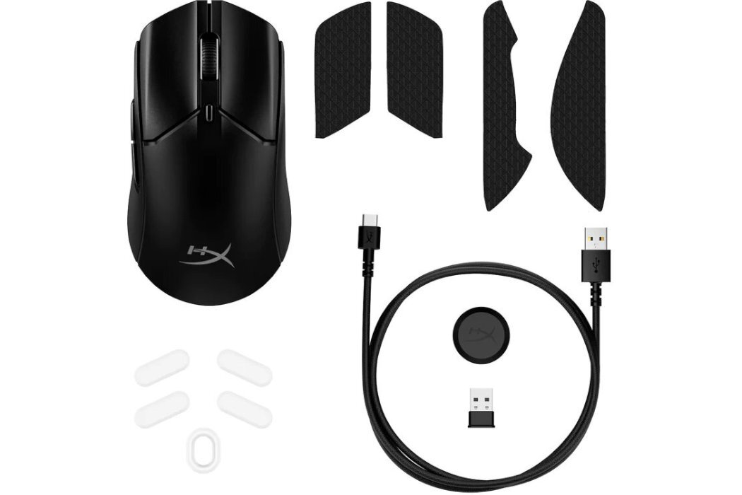 Mysz HYPERX Pulsefire Haste 2 Wirelesse platformy szybkość precyzja czujnik personalizacja rolki