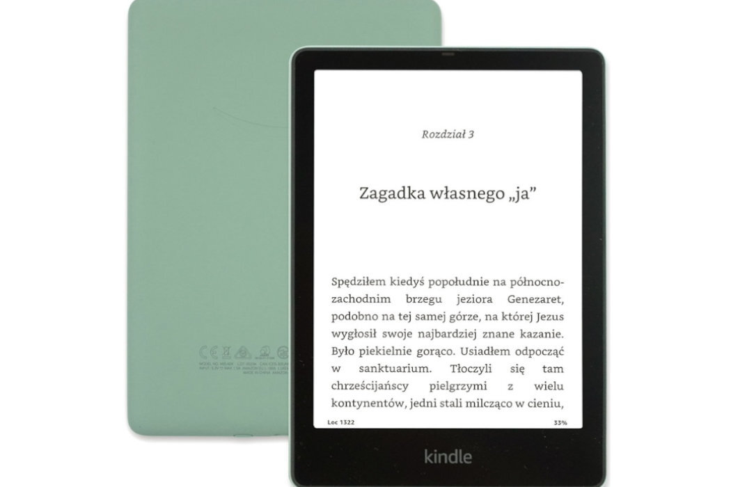 Czytnik E-Book AMAZON Kindle Paperwhite 5 ekran rozdzielczość bateria obudowa wielkość przekątna matryca pojemność książki ebooki złącza porty ładowanie łączność rozmiar wielkość