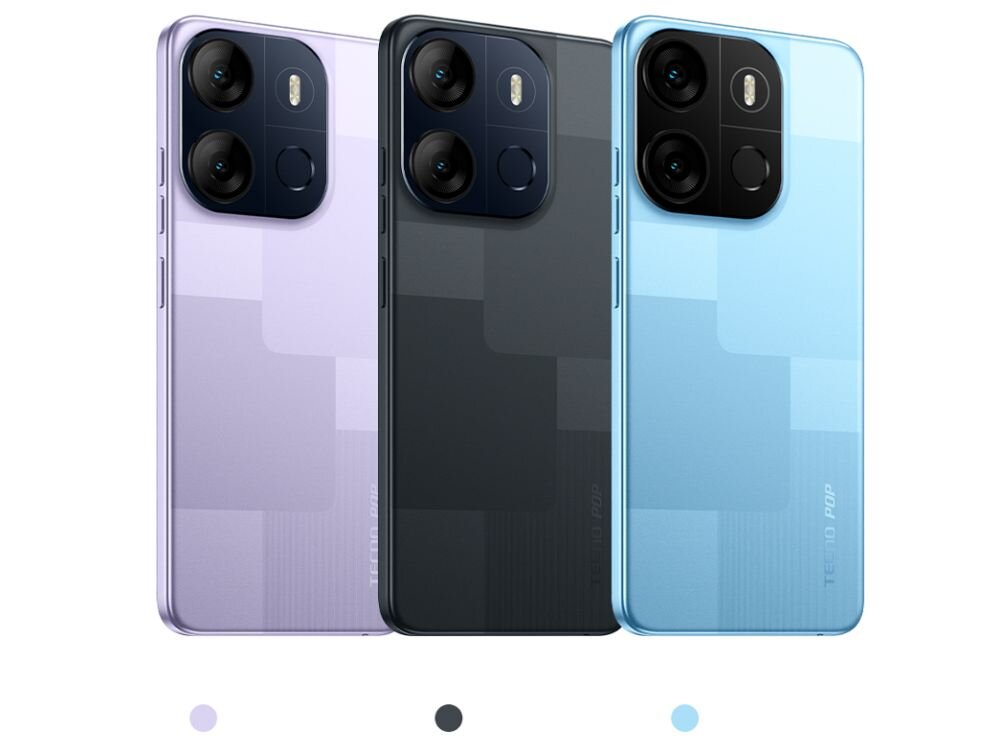 Smartfon TECNO Pop 7 ekran bateria aparat procesor ram pamięć pojemność rozdzielczość zdjęcia filmy opis dane cechy blokady system łączność wifi bluetooth obudowa szkło odporność porty muzyka transfer sieć przekątna matryca waga czujniki oled amoled ips