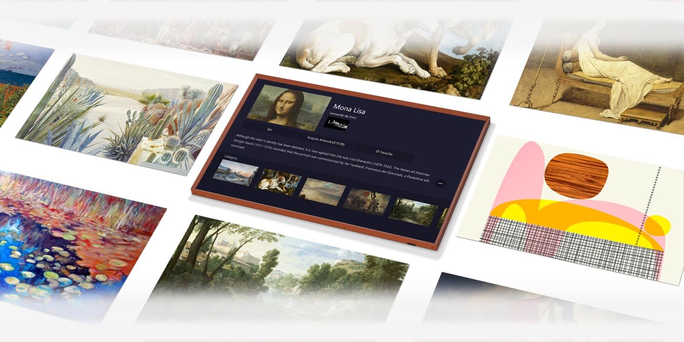 Galeria obrazów, które możesz wybrać do wyświetlania na wyłączonym telewizorze The Frame Galeria obrazów, które możesz wybrać do wyświetlania na wyłączonym telewizorze The Frame