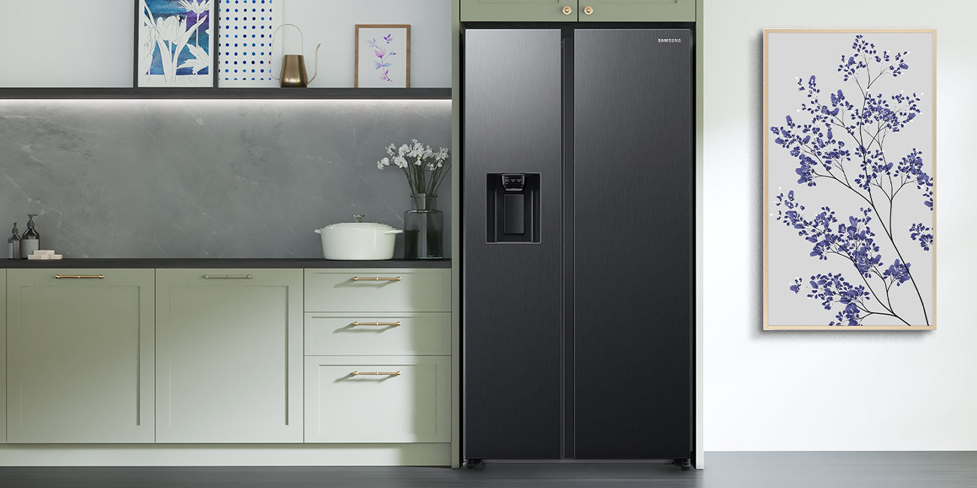Lodówka Samsung Side by Side RS68CG885DB1 z zewnętrznym dystrybutorem Lodówka Samsung Side by Side RS68CG885DB1 z zewnętrznym dystrybutorem