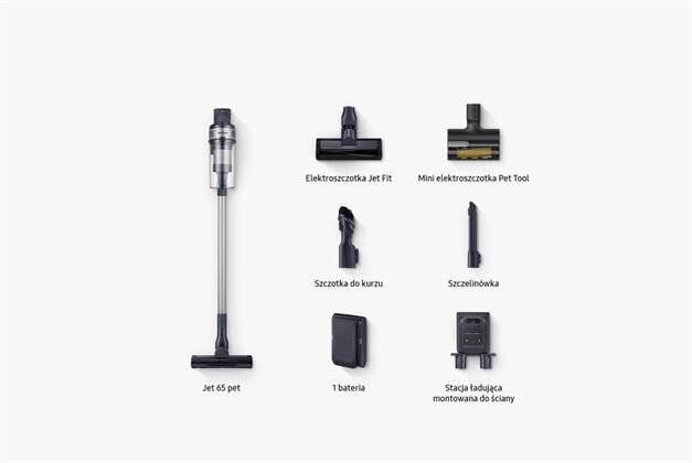 Bogaty zestaw akcesoriów Cała zawartość opakowania - wszystkie akcesoria na jednym zdjęciu