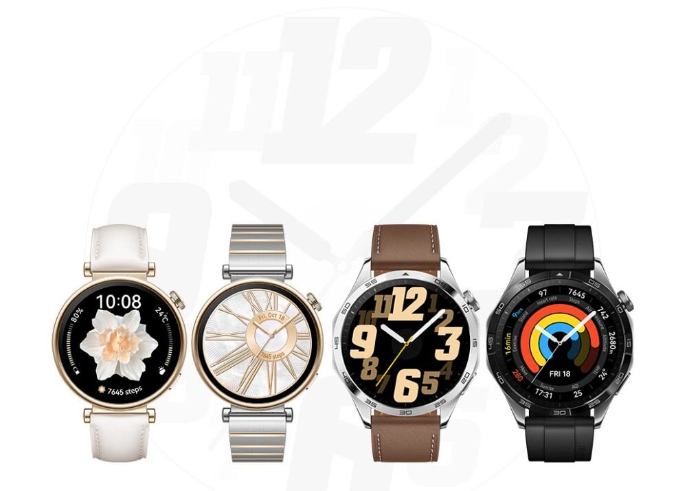 Smartwatch HUAWEI Watch GT 4 ekran bateria czujniki zdrowie sport pasek ładowanie pojemność rozdzielczość łączność sterowanie krew puls rozmowy smartfon aplikacja
