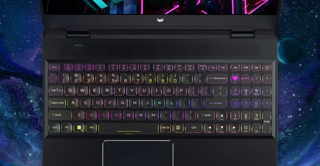 Laptop ACER Predator Helios 3D PH3D15-71 - Klawiatura miniLED