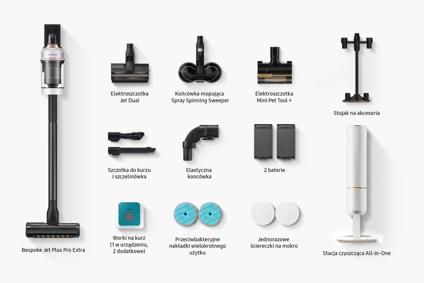 W opakowaniu znajdziesz potrzebne akcesoria W opakowaniu znajdziesz potrzebne akcesoria - Samsung