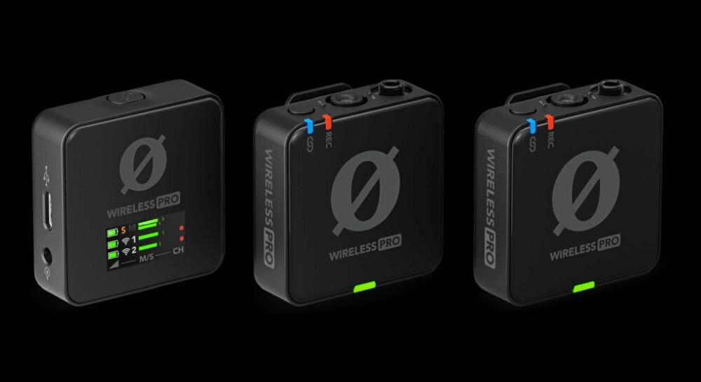 System bezprzewodowy RODE Wireless Pro produkcje blokowanie zlacza