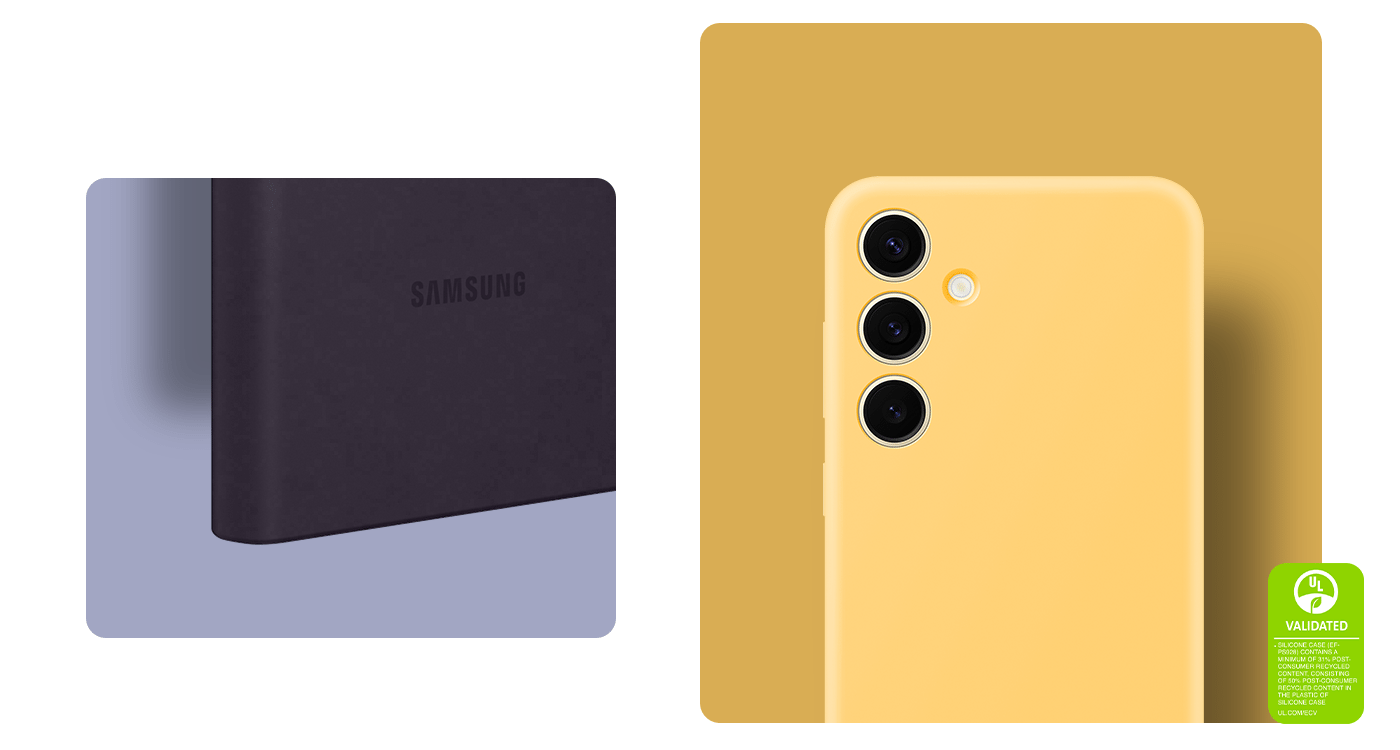 Wykonane z miękkiego silikonu etui do smartfonów z serii Galaxy S24 wygodnie leży w dłoni Wykonane z miękkiego silikonu etui do smartfonów z serii Galaxy S24 wygodnie leży w dłoni