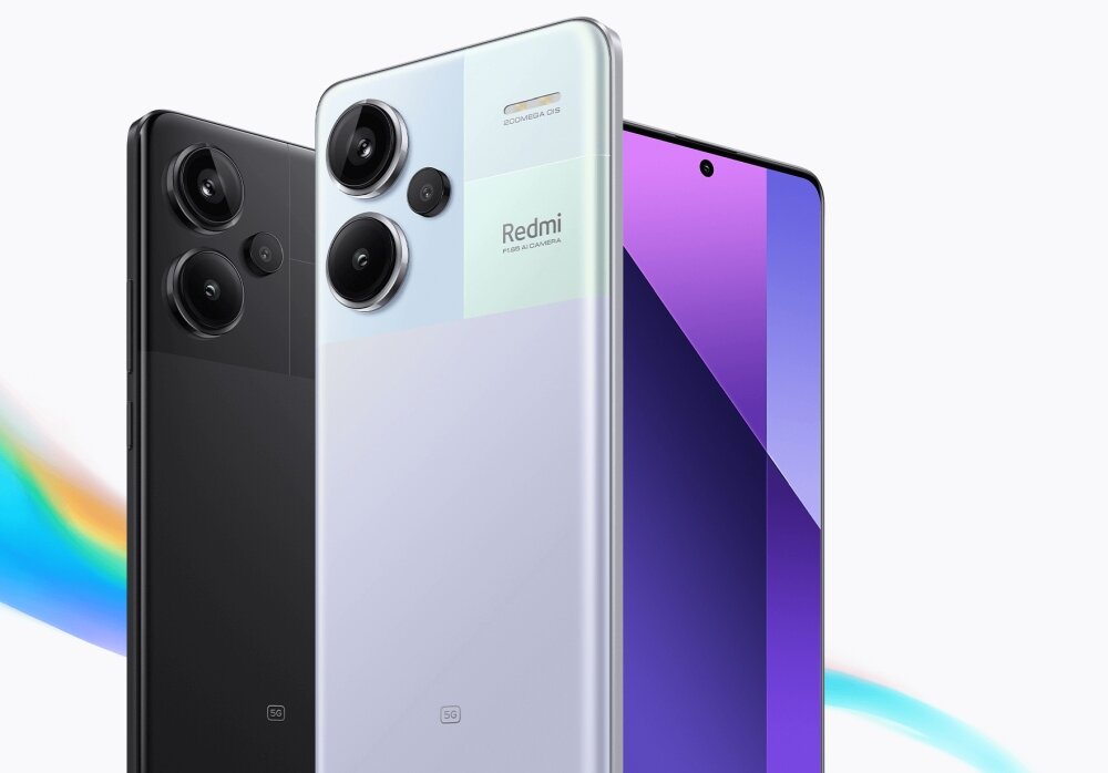 Smartfon XIAOMI Redmi Note 13 ekran bateria aparat procesor ram pamięć pojemność rozdzielczość zdjęcia filmy opis dane cechy blokady system łączność wifi bluetooth obudowa szkło odporność porty muzyka transfer sieć przekątna matryca waga czujniki oled amoled ips