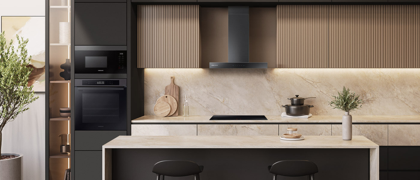 Beżowa kuchnia - Media Expert - Samsung piekarnik NV7B4220ZAB Beżowa kuchnia - Media Expert - Samsung piekarnik Dual Cook NV7B4220ZAB