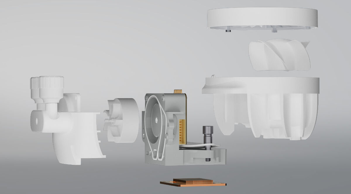 Chłodzenie wodne ARCTIC Liquid Freezer III 240 ARGB Biały pompa wodna sterowana PWM zoptymalizowana pod względem wydajności poziomu hałasu dopracowany coldplate zwiększona powierzchnia finów