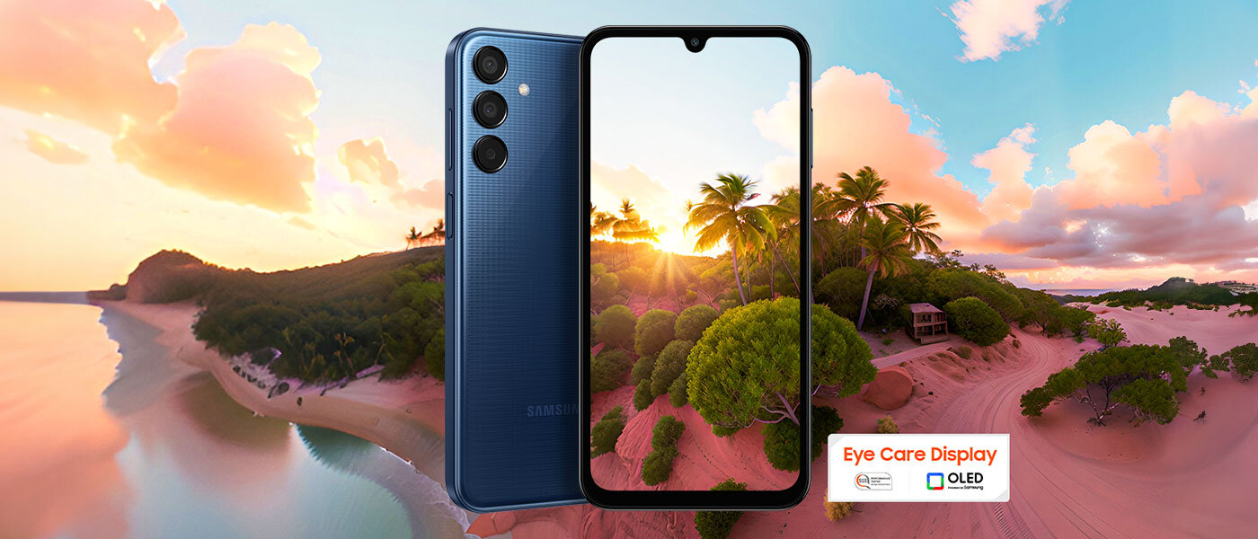 wyświetlacz o przekątnej 6,5 cala w smartfonie Samsung Galaxy M15 dostępnym w Media Expert wyświetlacz o przekątnej 6,5 cala w smartfonie Samsung Galaxy M15 dostępnym w Media Expert