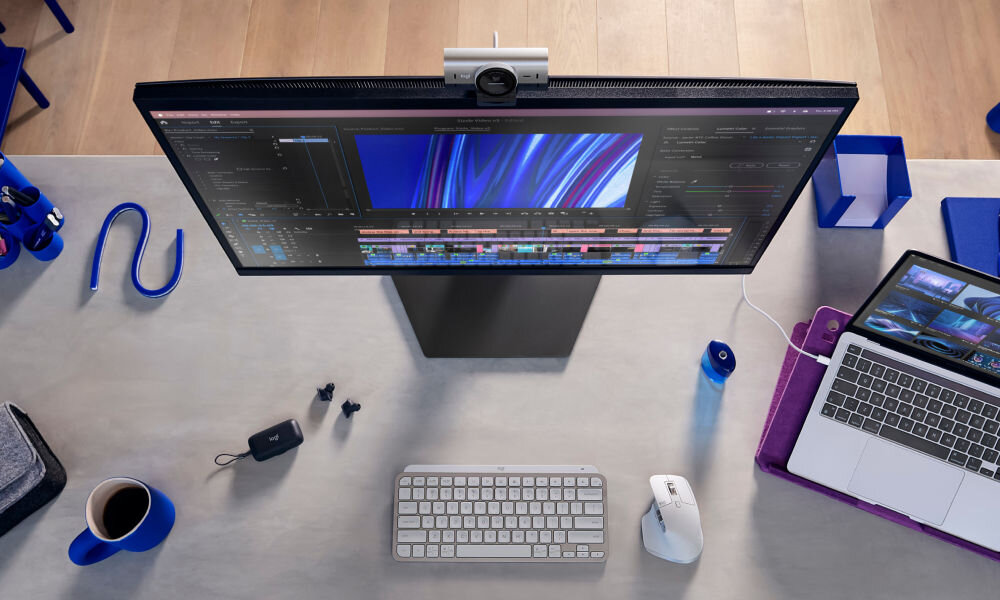 Kamera internetowa LOGITECH MX Brio Grafitowy plastik z recyklingu