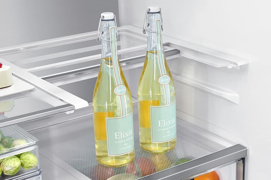 Media Expert - lodówka Samsung RF65DG960ESG - składana półka Media Expert - lodówka Samsung Multidoor RF65DG960ESG - składana półka