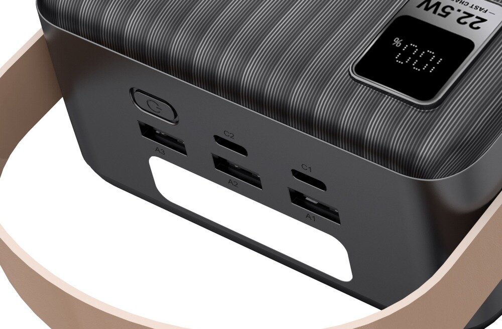 Powerbank TRACER 80000mAh ładowanie