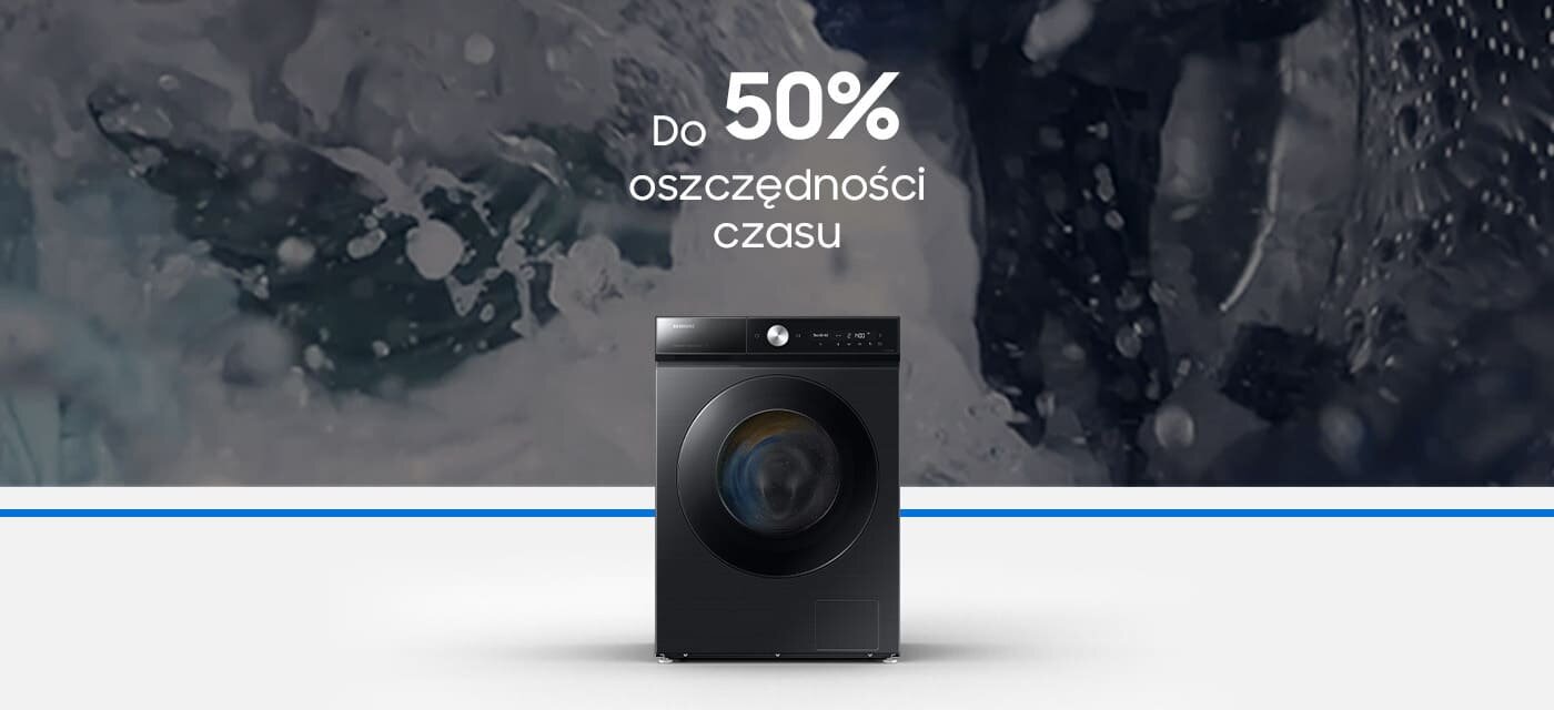 Pralka Samsung Bespoke AI™ WW11DB8B95GBU4 z QuickDrive pierze ubrania w czasie krótszym o połowę Pralka Samsung Bespoke AI™ WW11DB8B95GBU4 z QuickDrive pierze ubrania w czasie krótszym o połowę