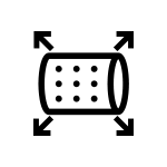 Więcej miejsca wewnątrz pralki Więcej miejsca wewnątrz pralki