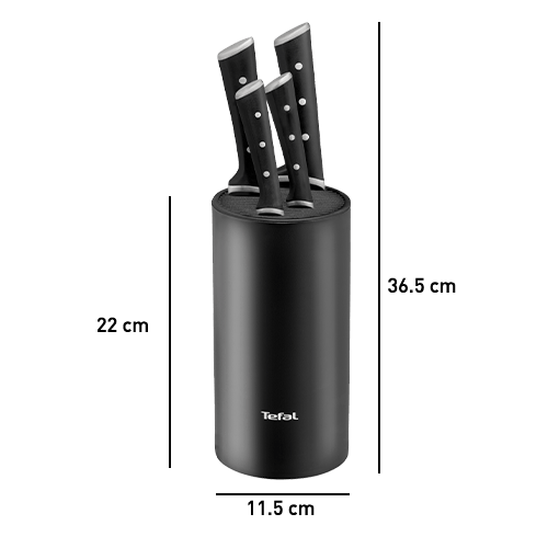 ZESTAW 4 NOŻY W BLOKU 4 ICE FORCE K2325S75
